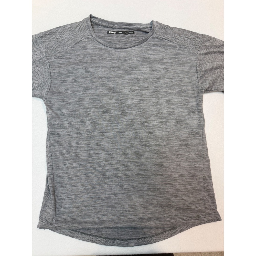 REI Co-op Womens Small Gray Space Dye Active T-Shirt Hiking Running Performance